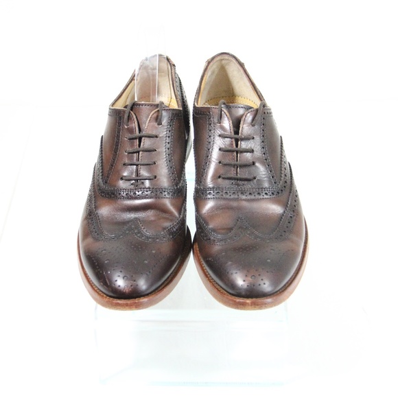 Antonio Maurizi Wingtip Oxford Work Men Dress Shoe Brogue Leather Eu 41 Italy main image 4